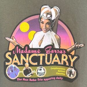 STAR WARS Celebration Anaheim 2022 Madame Garsa's Sanctuary T-shirt Unisex M